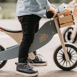 Vélo d'équilibre évolutif Tiny Tot PLUS - Slate Blue - Jeux d'extérieur by Kinderfeets