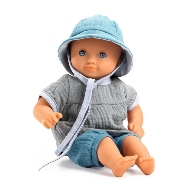Vêtements de poupée Pomea - Ensemble d'été bleu-Djeco-Comme des Pirates