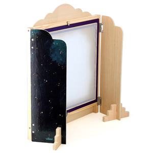 Théâtre d'ombres en bois La petite scène