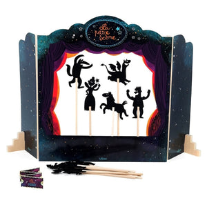 Théâtre d'ombres en bois La petite scène