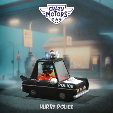 Voiture Crazy Motors - Hurry Police - Véhicules de jeu by Djeco