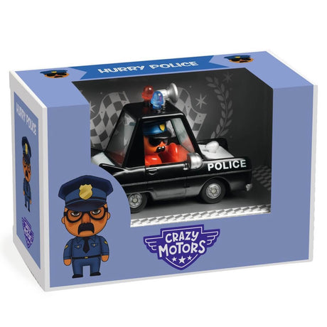 Voiture Crazy Motors - Hurry Police - Véhicules de jeu by Djeco