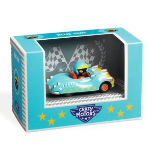 Voiture de course Crazy Motors - Blue Gun-Djeco-Comme des Pirates