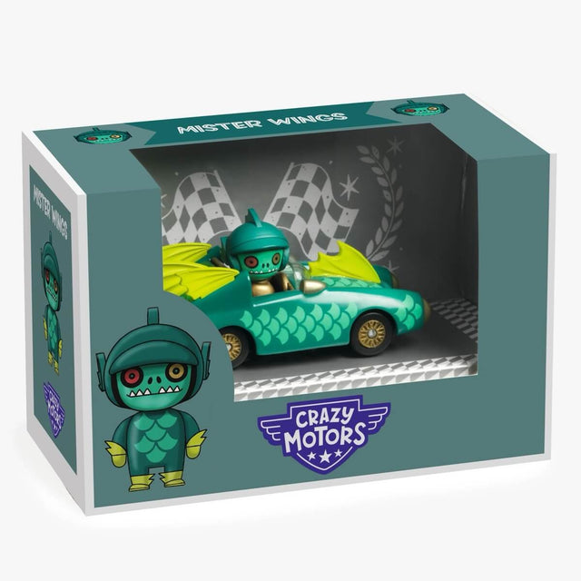 Voiture de course Crazy Motors - Mister Wings - Véhicules de jeu by Djeco
