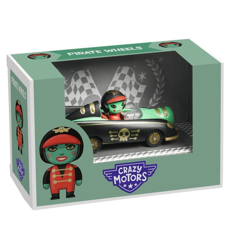 Voiture de course Crazy Motors - Pirate Wheels - Véhicules de jeu by Djeco