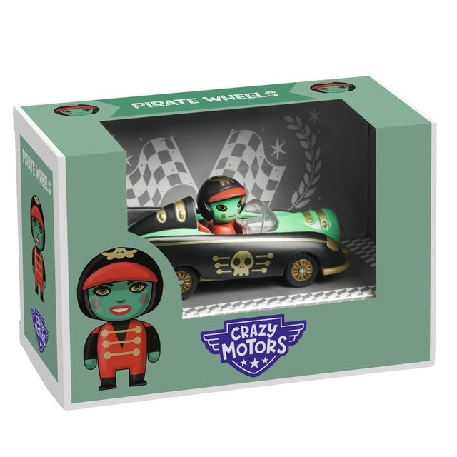 Voiture de course Crazy Motors - Pirate Wheels - Véhicules de jeu by Djeco