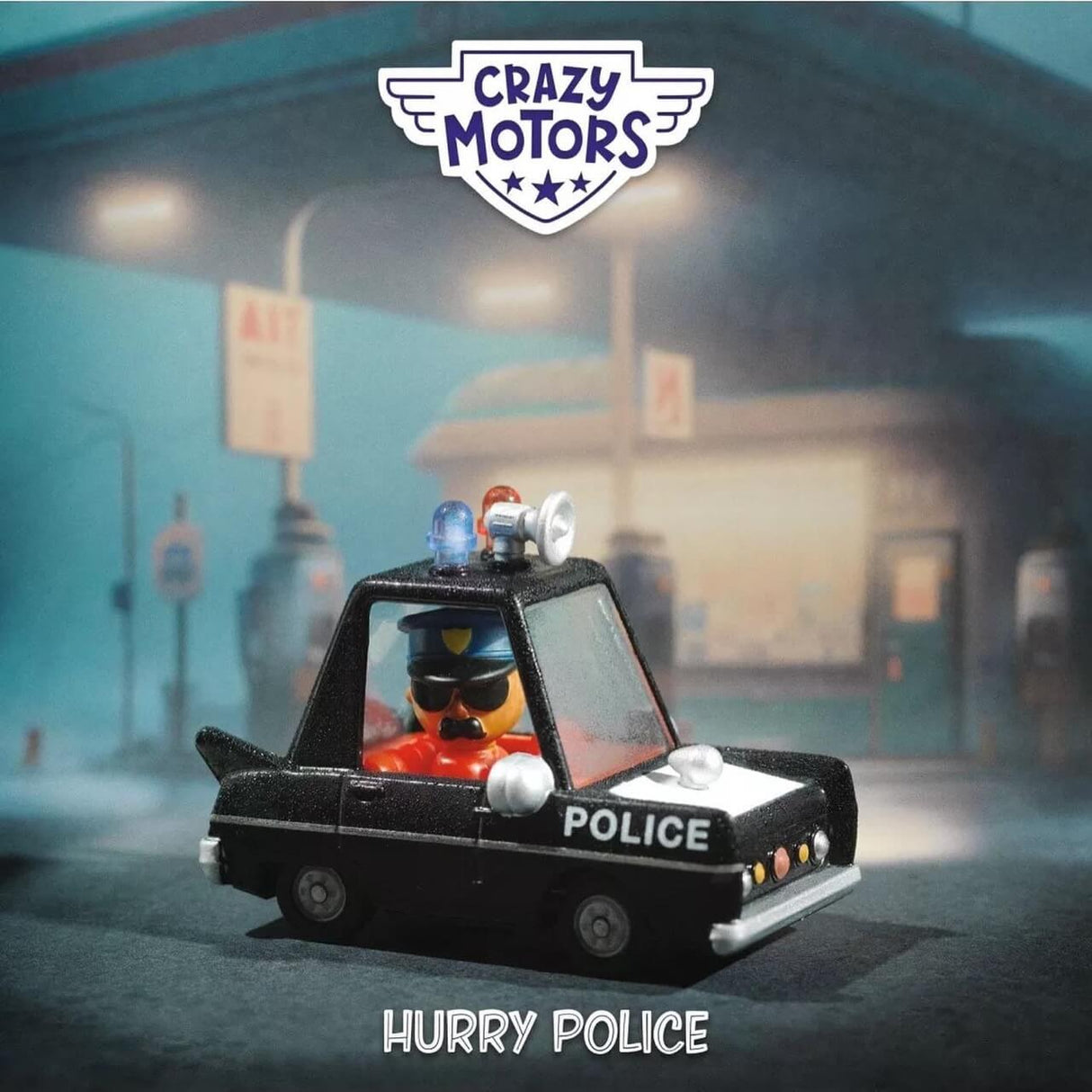 Voiture de ville Crazy Motors - Hurry Police-Véhicules de jeu-Djeco-Comme des Pirates