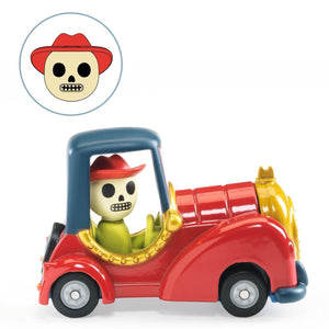 Voiture de ville Crazy Motors - Red Skull - Véhicules de jeu by Djeco
