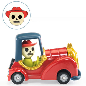 Voiture de ville Crazy Motors - Red Skull - Véhicules de jeu by Djeco