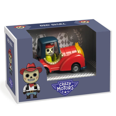 Voiture de ville Crazy Motors - Red Skull - Véhicules de jeu by Djeco