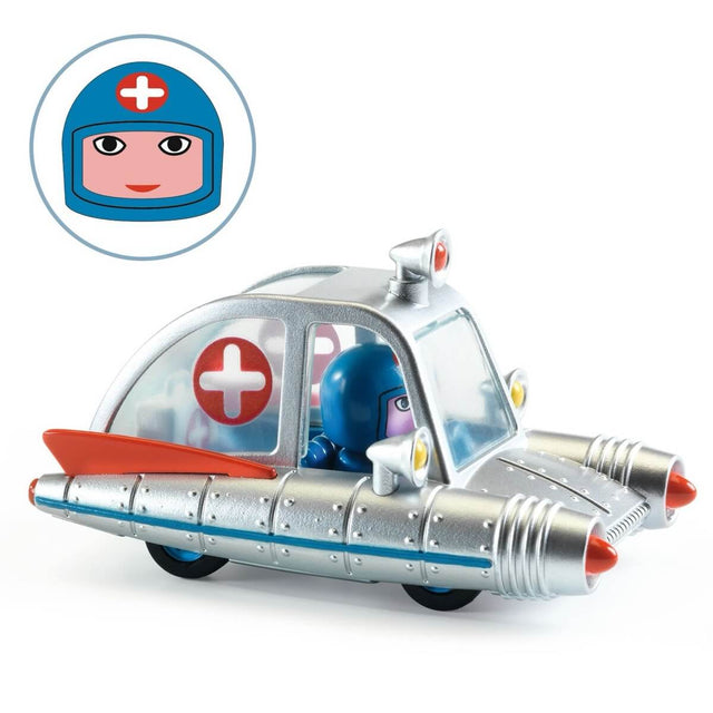 Voiture métallique Space Ambulance - Véhicules de jeu by Djeco
